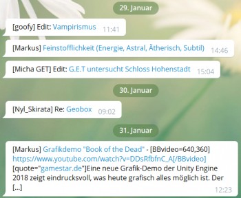 Screenshot von Telegram für Windows