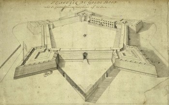 Sketch of Castle of Good Hope in 1680
